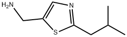 [2-(2-methylpropyl)-1,3-thiazol-5-yl]methanamine Structure