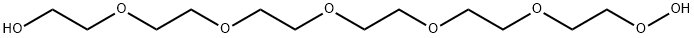 3,6,9,12,15-Pentaoxaheptadecan-1-ol, 17-hydroperoxy- Structure