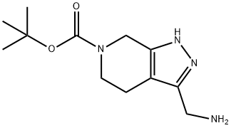 3-Aminomethyl-1,4,5,7-Tetrahydro-Pyrazolo[3,4-C]Pyridine-6-Carboxylic Acid Tert-Butyl Ester(WX140080) Structure