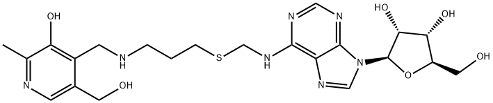 adenosine-N(6)-methyl-propylthioether-N-pyridoxamine Structure