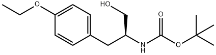 Boc-L-Tyr(Et)-oL Structure