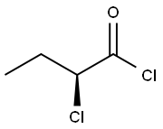 Butanoyl chloride, 2-chloro-, (S)- (9CI) Structure