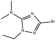 3-bromo-1-ethyl-N,N-dimethyl-1H-1,2,4-triazol-5-amine(SALTDATA: 1.5HCl) 구조식 이미지