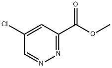 3-Pyridazinecarboxylic acid, 5-chloro-, methyl ester 구조식 이미지