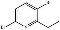 Pyridine, 3,6-dibromo-2-ethyl- Structure