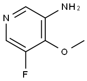 3-Pyridinamine, 5-fluoro-4-methoxy- Structure