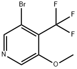 Pyridine, 3-bromo-5-methoxy-4-(trifluoromethyl)- Structure