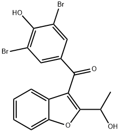 1'-hydroxybenzbromarone Structure