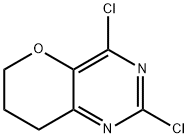 6H-Pyrano[3,2-d]pyrimidine, 2,4-dichloro-7,8-dihydro- Structure
