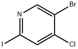 Pyridine, 5-bromo-4-chloro-2-iodo- Structure