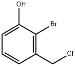 Phenol, 2-bromo-3-(chloromethyl)- Structure