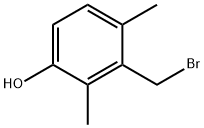 Phenol, 3-(bromomethyl)-2,4-dimethyl- Structure