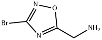 1,2,4-Oxadiazole-5-methanamine, 3-bromo- Structure