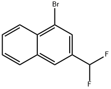 Naphthalene, 1-bromo-3-(difluoromethyl)- 구조식 이미지