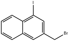 Naphthalene, 3-(bromomethyl)-1-iodo- Structure