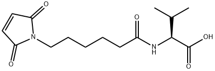 L-Valine, N-[6-(2,5-dihydro-2,5-dioxo-1H-pyrrol-1-yl)-1-oxohexyl]- Structure