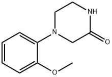 2-Piperazinone, 4-(2-methoxyphenyl)- Structure