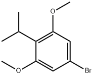 Benzene, 5-bromo-1,3-dimethoxy-2-(1-methylethyl)- Structure