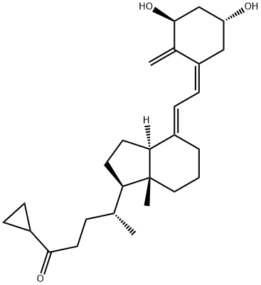 (5Z,7E)-9,10-Seco-26,27-cyclo-1α,3β-dihydroxycholesta-5,7,10(19)-trien-24-one Structure