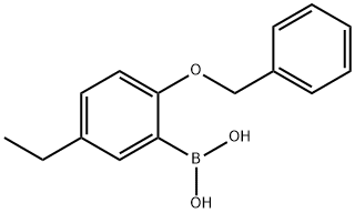 Boronic acid, [5-ethyl-2-(phenylmethoxy)phenyl]- (9CI) Structure
