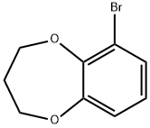 2H-1,5-Benzodioxepin, 6-bromo-3,4-dihydro- 구조식 이미지