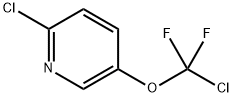 Pyridine, 2-chloro-5-(chlorodifluoromethoxy)- Structure