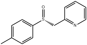 Pyridine, 2-[[(R)-(4-methylphenyl)sulfinyl]methyl]- 구조식 이미지