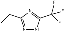 1H-1,2,4-Triazole, 3-ethyl-5-(trifluoromethyl)- Structure