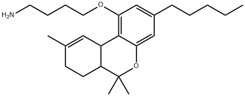 1-O-Aminobutyl-9-tetrahydrocannabinol 구조식 이미지
