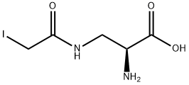 N(3)-(iodoacetyl)-2,3-diaminopropanoic acid Structure