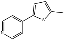 Pyridine, 4-(5-methyl-2-thienyl)- Structure