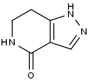 4H-Pyrazolo[4,3-c]pyridin-4-one, 1,5,6,7-tetrahydro- 구조식 이미지