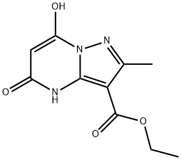 Pyrazolo[1,5-a]pyrimidine-3-carboxylic acid, 4,5-dihydro-7-hydroxy-2-methyl-5-oxo-, ethyl ester Structure