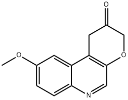 1H-Pyrano[2,3-c]quinolin-2(3H)-one, 9-methoxy- Structure