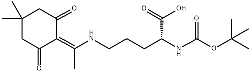 Boc-D-Orn(Dde)-OH Structure