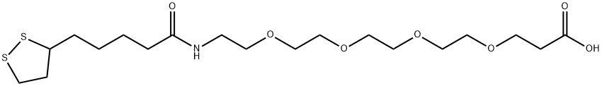 Lipoamido-PEG4-acid 구조식 이미지