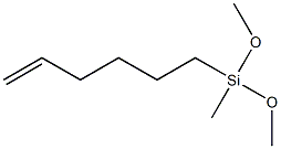 Silane, 5-?hexen-?1-?yldimethoxymethyl- 구조식 이미지