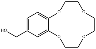 4'-Hydroxymethylbenzo-12-crown-4 Structure