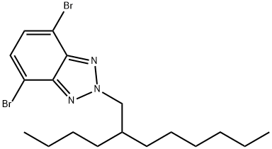 2H-Benzotriazole, 4,7-dibromo-2-(2-butyloctyl)- 구조식 이미지