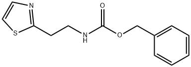 Carbamic acid, N-[2-(2-thiazolyl)ethyl]-, phenylmethyl ester 구조식 이미지