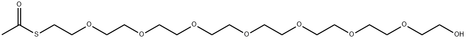 S-acetyl-PEG8 alcohol Structure