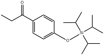 4-[(triisopropylsilyl) oxy]propiophenone. Structure