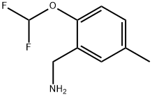 2-(difluoromethoxy)-5-methylphenyl]methanamine Structure