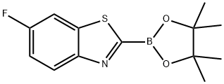 6-fluoro-2-(4,4,5,5-tetramethyl-1,3,2-dioxaborolan-2-yl)-1,3-benzothiazole Structure