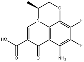 (3S )-8-amino-9,10-difluoro-2,3-dihydro-3-methyl-7-oxo-7H -Pyrido[1,2,3-de ]-1,4-benzoxazine-6-carboxylic acid Structure