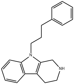 9-(3-Phenyl-propyl)-2,3,4,9-tetrahydro-1H-b-carboline Structure