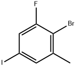 Benzene, 2-bromo-1-fluoro-5-iodo-3-methyl- Structure