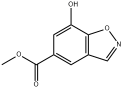 1,2-Benzisoxazole-5-carboxylic acid, 7-hydroxy-, methyl ester 구조식 이미지