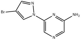 4-Bromo-1-(6-aminopyrazol-2-yl)pyrazole Structure