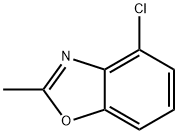 Benzoxazole, 4-chloro-2-methyl- Structure